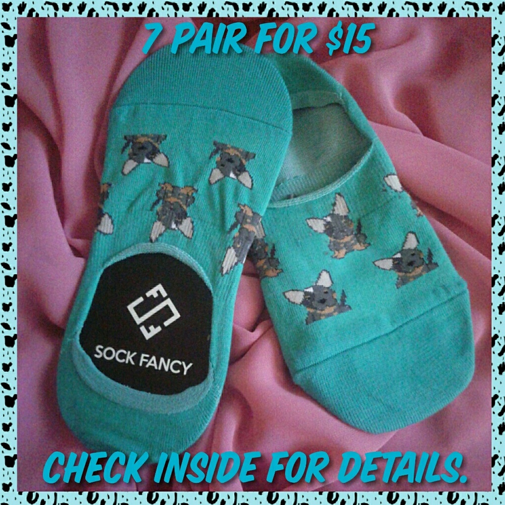 Sock Fancy Doggie "No Show" Women's Socks
